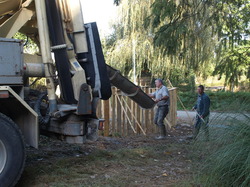 Travaux sur lavoir du vieux presbytère de  2011 à 2013
